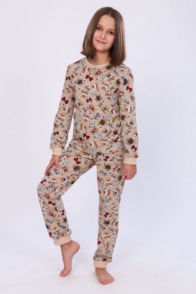 Пижама 59035 детская - серый (Н)