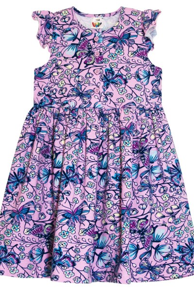 Платье для девочки 81186 - бабочки (Н)