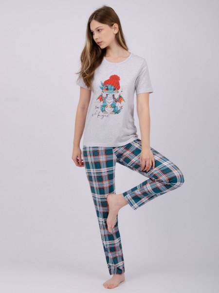 Пижама Дракоша 2 брюки, трикотаж (Мл)