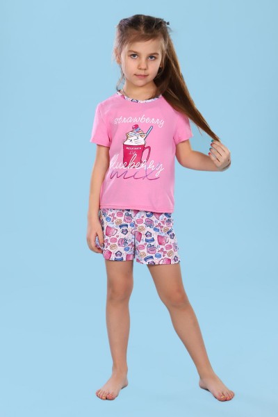 Пижама 36528 детская - розовый (Н)
