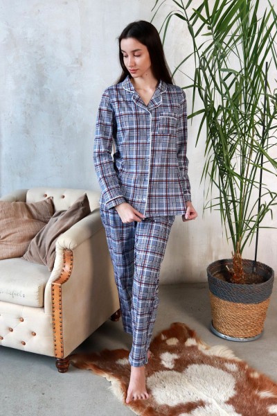 Пижама 59001 - серый (Н)