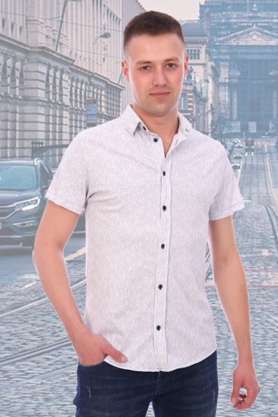 Рубашка 6782 - серый (Н)