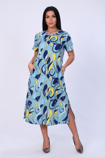 Платье 70024 - синий (Н)