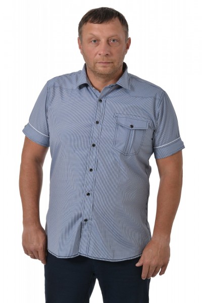 МТ2200 Рубашка мужская синий (А)