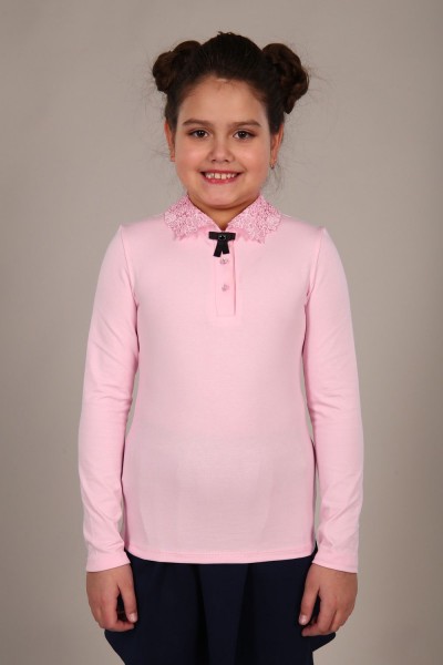 Блузка для девочки Рианна Арт.13180 - светло-розовый (Н)