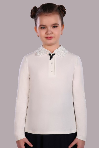 Блузка для девочки Рианна Арт.13180 - крем (Н)