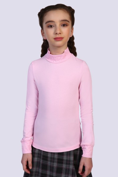 Блузка для девочки Дженифер арт. 13119 - светло-розовый (Н)