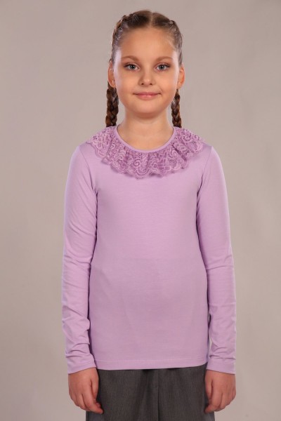 Блузка для девочки Вероника 13141 - светло-сиреневый (Н)