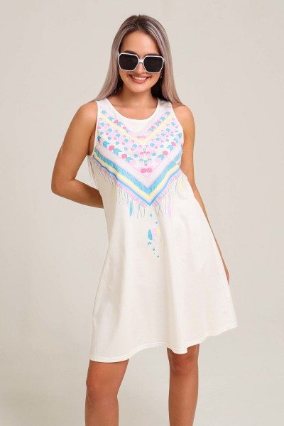 Платье 50550 - молочный (Н)