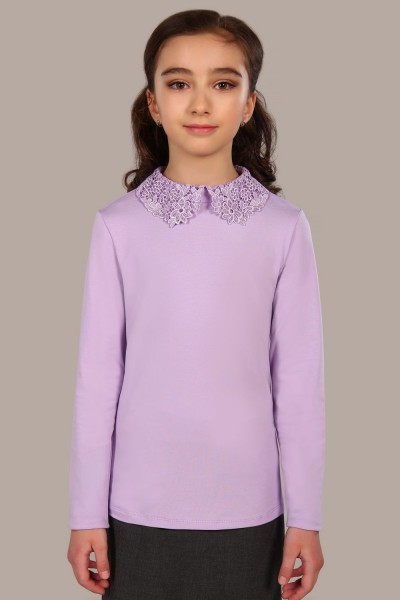 Блузка для девочки Марта 13153 - светло-сиреневый (Н)
