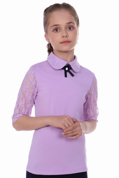 Блузка для девочки Шарлиз Арт. 13237 - светло-сиреневый (Н)