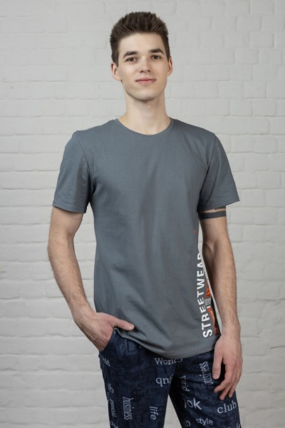 футболка мужская Норд - серый (Н)