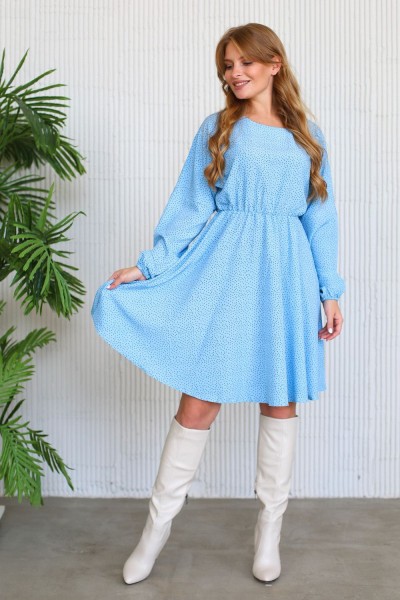 Платье 22264 - голубой (Н)