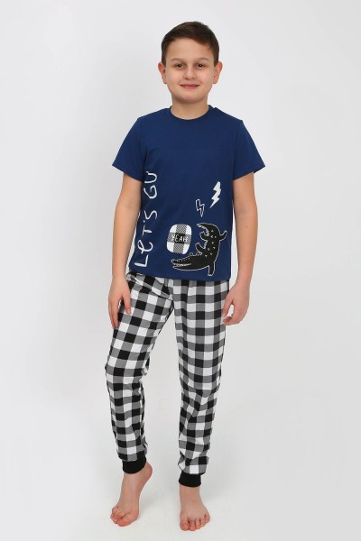 Пижама для мальчика 92182 - синий (Н)