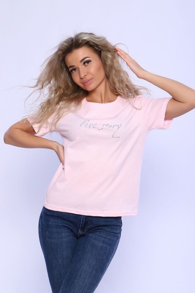 футболка 70087 - светло-розовый (Н)