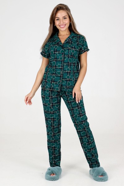 пижама 35326 - зеленый (Н)