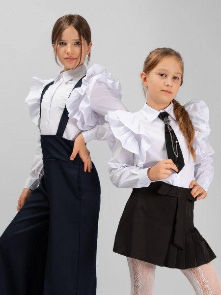 Блузка для девочки SP021 - белый (Н)