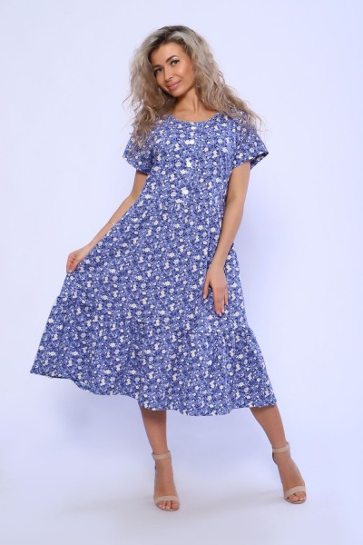 Платье 13125 - голубой (Н)