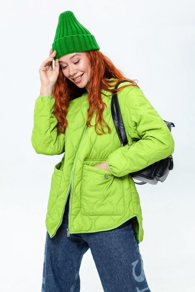Куртка 28036 - зеленый (Н)