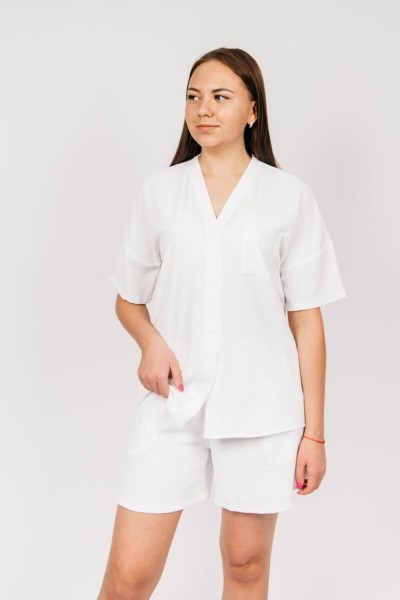 Рубашка женская 0630 - белый (Н)