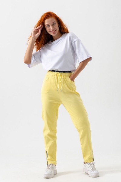 С27036 брюки женские - желтый (Н)